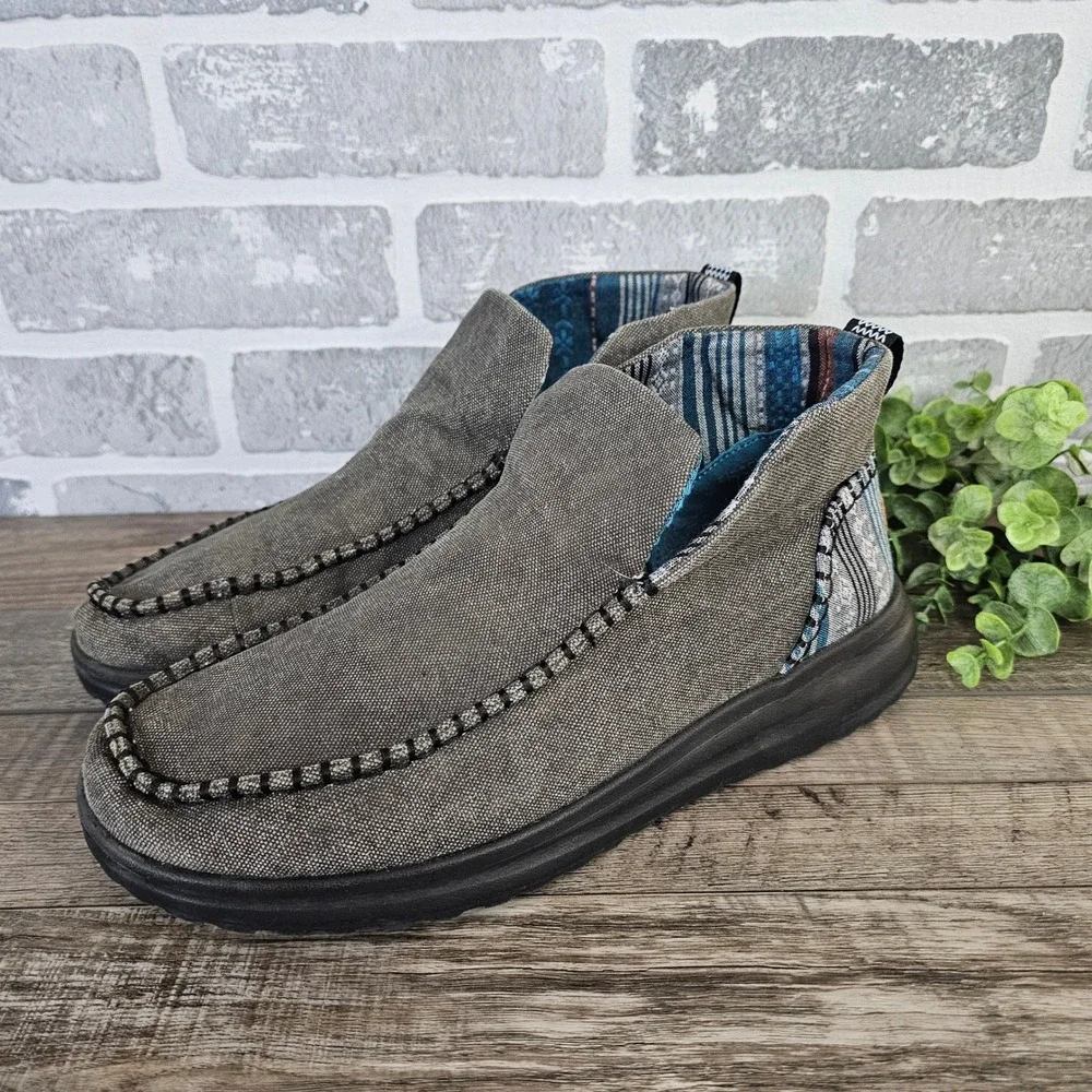 HEYDUDE Denny Crafted Women's Aztec Ankle Booties Size 12 40209-060